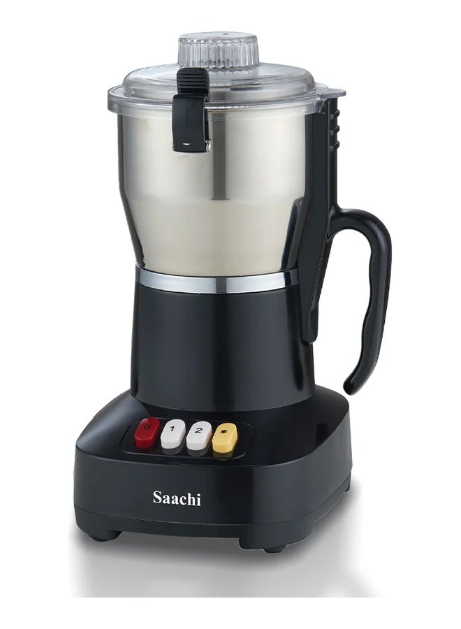 Compare Saachi 300g Coffee Grinder NLCG4961BK, 800W Powerful Motor, 2Speed with Pulse, Stainless Steel Grinding Cup & Blades, Spice Grinder, Transparent SafetyLock Lid, Overheat Protection 400 W NLCG4961BK Silver at KSA Price