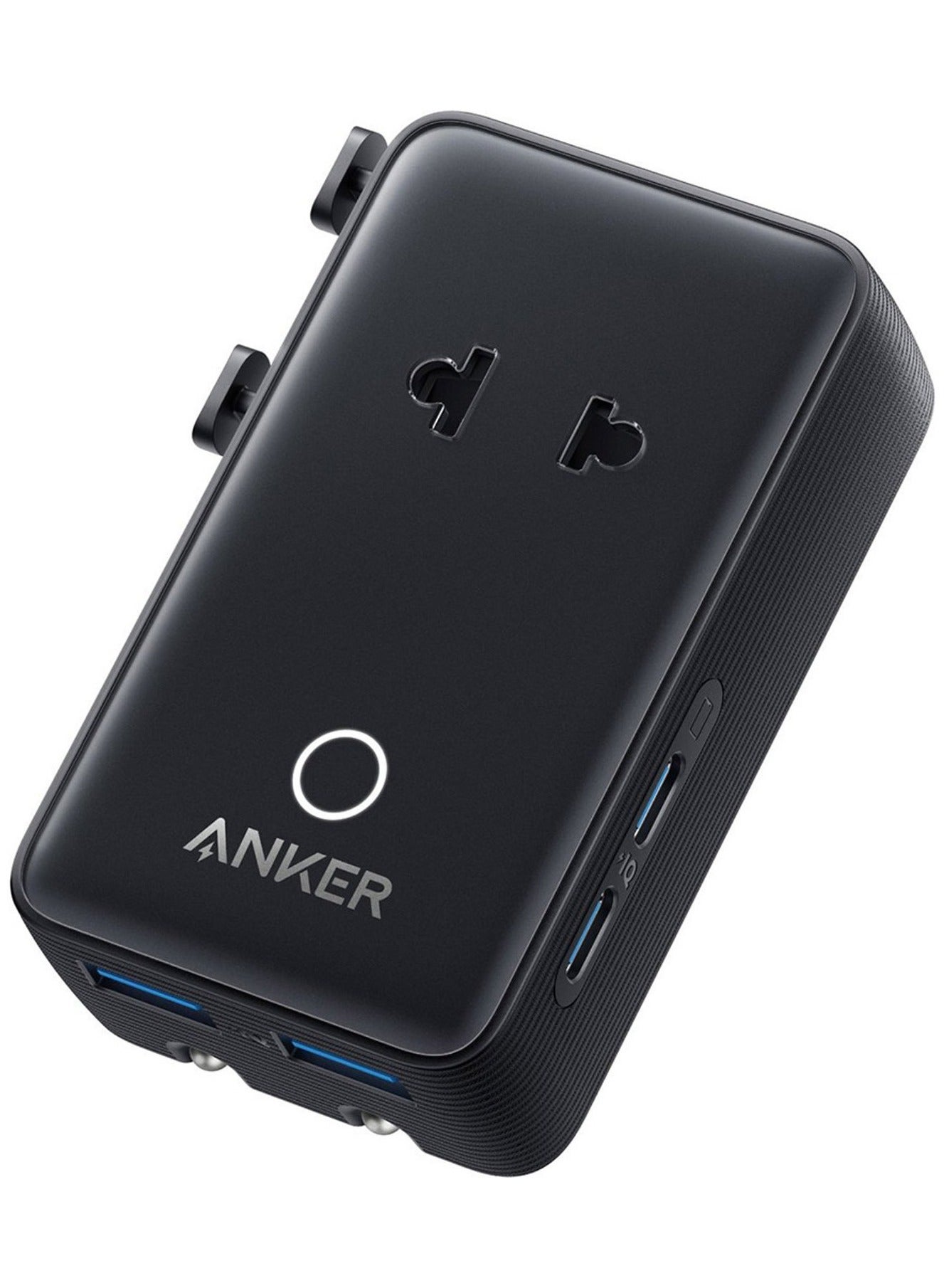 Compare 5Port Nano Travel Power Adapter With 1 AC And 2 USBA 2 USBC Ports Smart Temperature Control at KSA Price