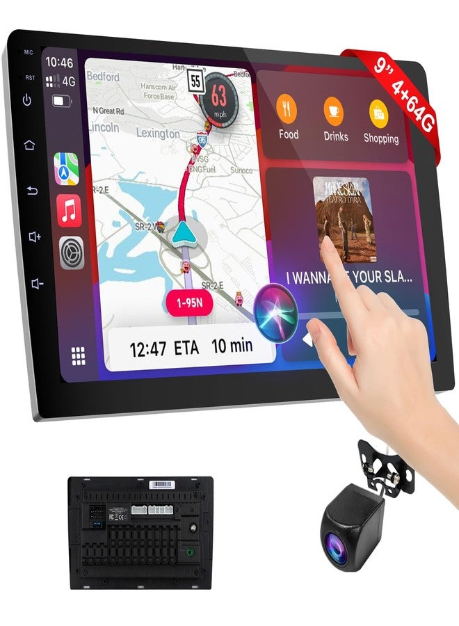 9 Inch Wireless Carplay Screen for Car,Double…