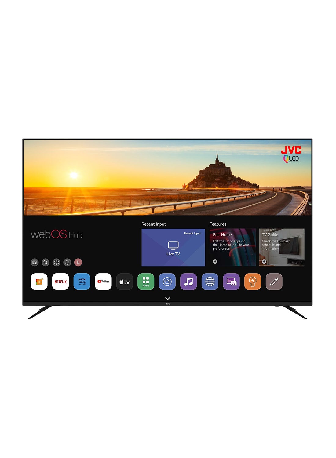 65 Inch Edgeless 4K QLED Quantum Dot WebOs…