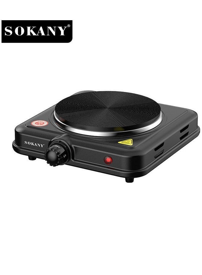 Compare Single Hot Plate,1000W Eletric Stove with 5 Temperature Settings,Easy Control Knob,1000W,SK5109, Black at KSA Price