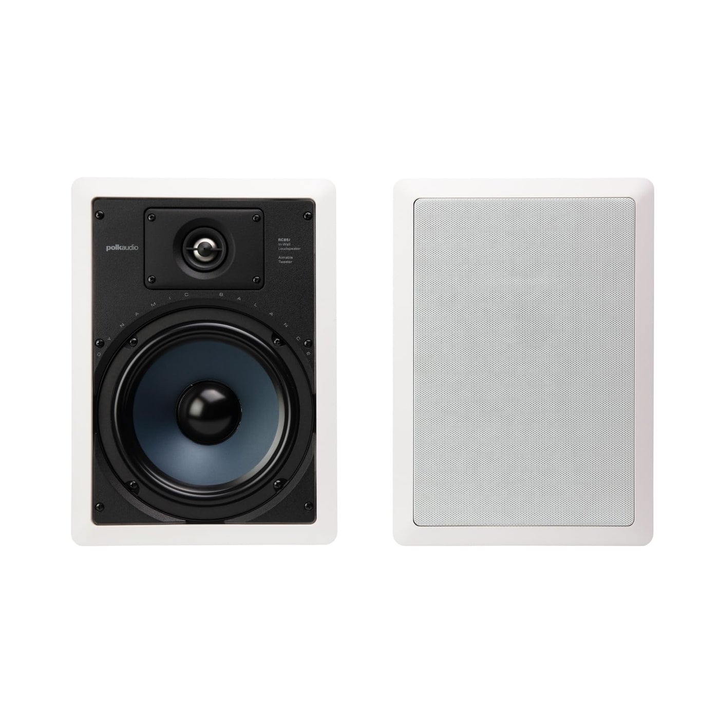 Compare Polk Audio RC85i 2Way Premium inWall 8 Speakers Pair Perfect for Damp and Humid Placement Bath Kitchen Covered Porches White Paintable Grille at KSA Price