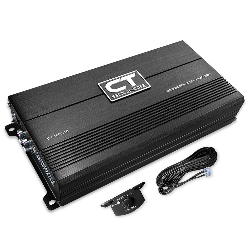 Compare CT Sounds CT10001D Compact Class D Car Audio Monoblock Amplifier 1000 Watts RMS at KSA Price