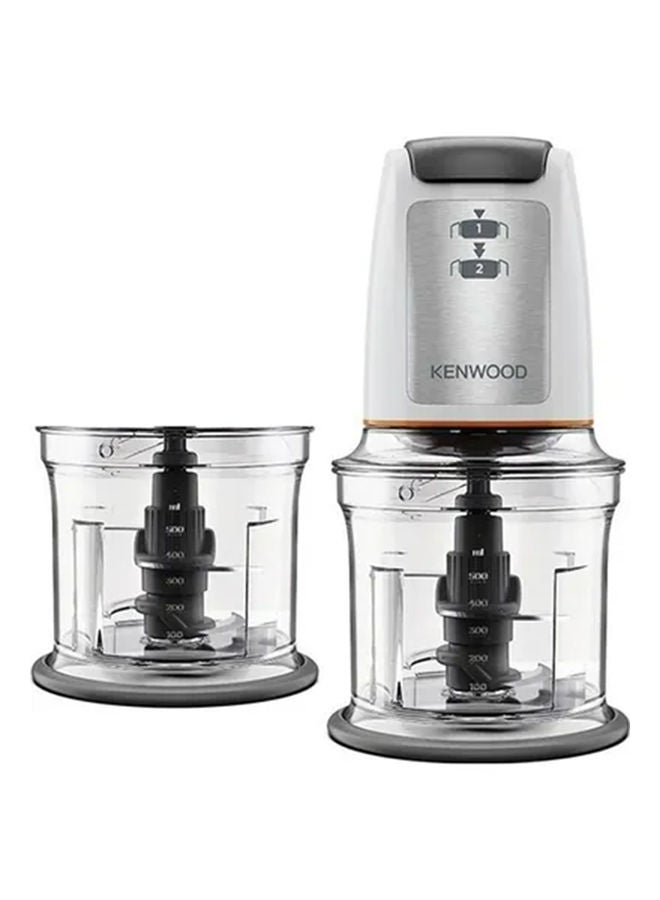 Chopper, 2 Speeds, 2 Bowls, Stainless Steel…
