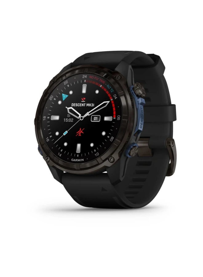 Compare Descent Mk3I   51 Mm  Up To 25  Days Of Battery Life  1.4 Inch Amoled Display, Scratch Resistant, Sapphire Crystal, Heart Rate Monitor, Stress Tracking, Dive Features, Advanced Gps Features, Ios And Android Compatible Black at KSA Price