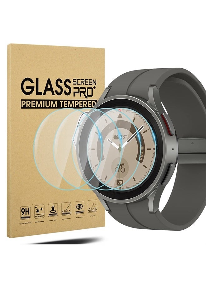 Compare 4Pack Screen Protector for Samsung Galaxy Watch 5 Pro 45mm, for Samsung Galaxy Watch 5 Pro Smartwatch 45mm Tempered Glass Screen Protector  9H Hardness   Optimized Edition  at KSA Price