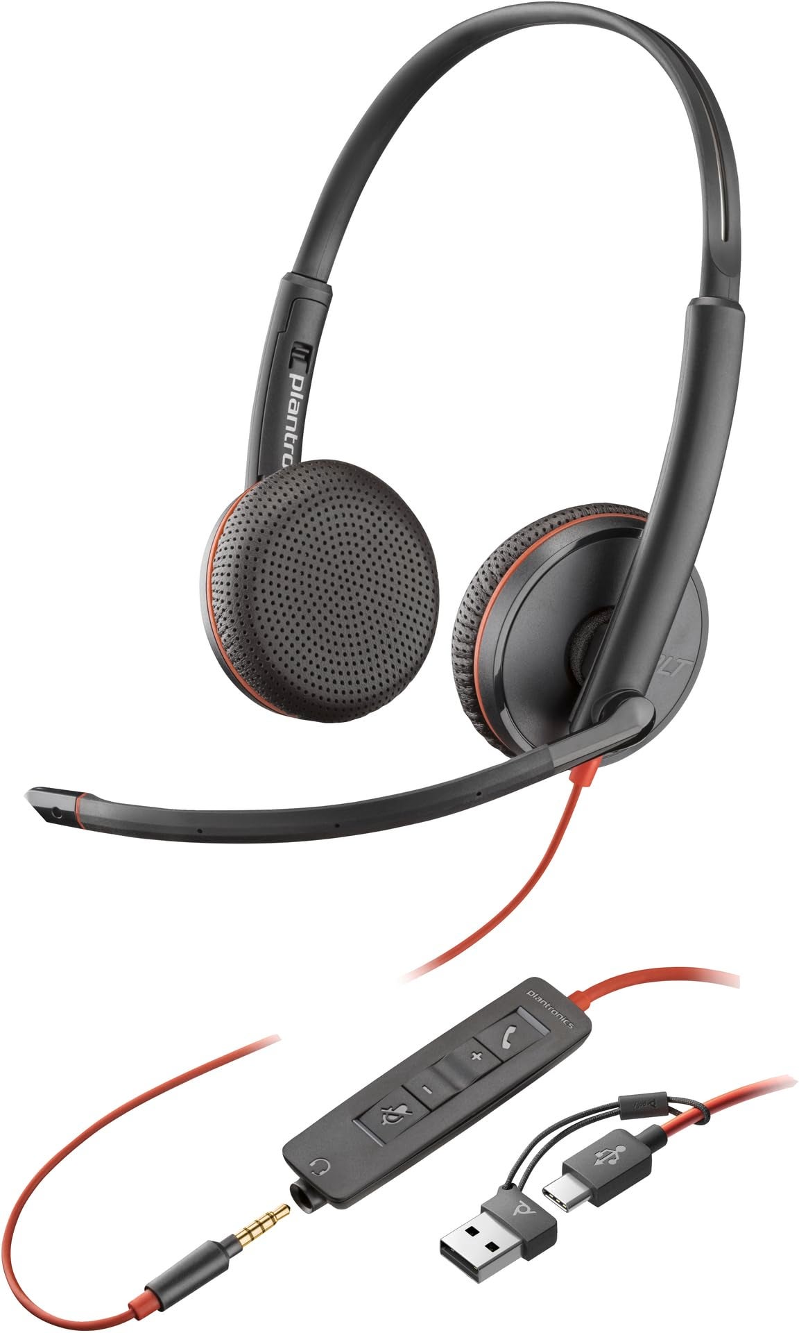 Compare Poly Headphones Cable USB Type C and 3 5mm Microphone Boom SoundGuard Digital at KSA Price
