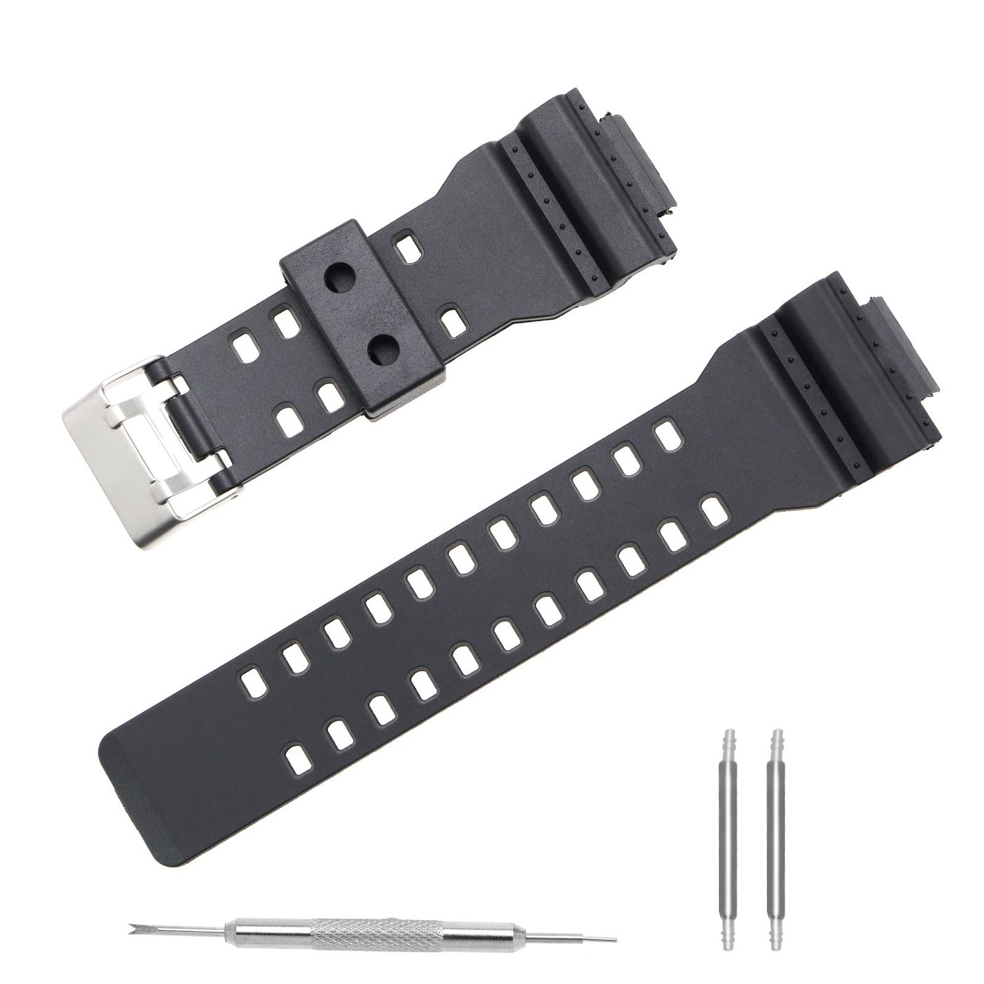Compare SING F LTD atural Resin Replacement Watch Band Strap Compatible with Casio GShock GA100 G8900 at KSA Price