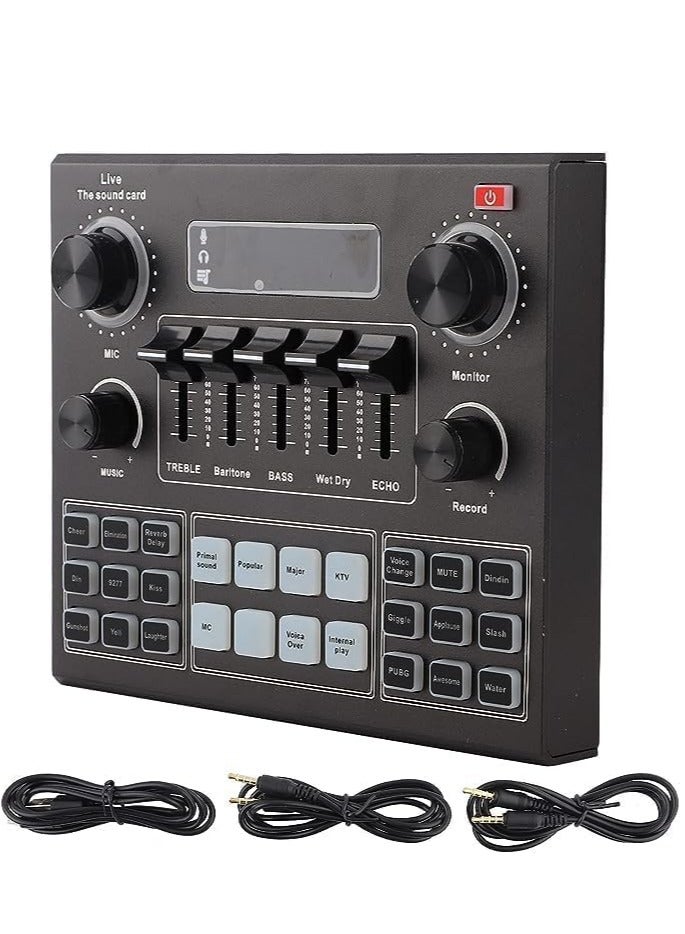 Sound Mixer Board For Live Streaming Voice Changer…
