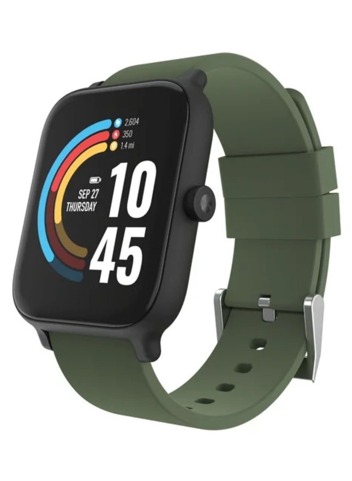 Compare Evo 247 Unisex Fitness Tracker Watch BlackGreen, EV1S01G25 at KSA Price