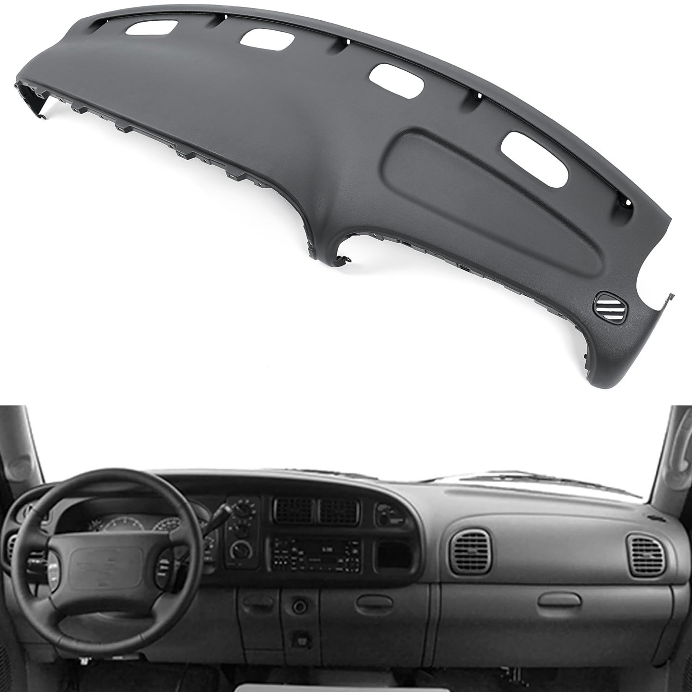 Compare Kojem Dashboard Replacement Compatible with 19982002 Dodge Ram 1500 2500 3500 Dash Panel Dash Pad Replacement Dark Gray at KSA Price