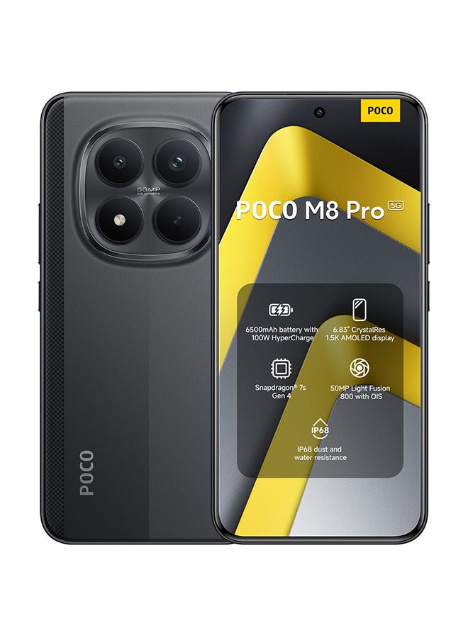 POCO M8 Pro Dual SIM 5G Black 12G RAM…