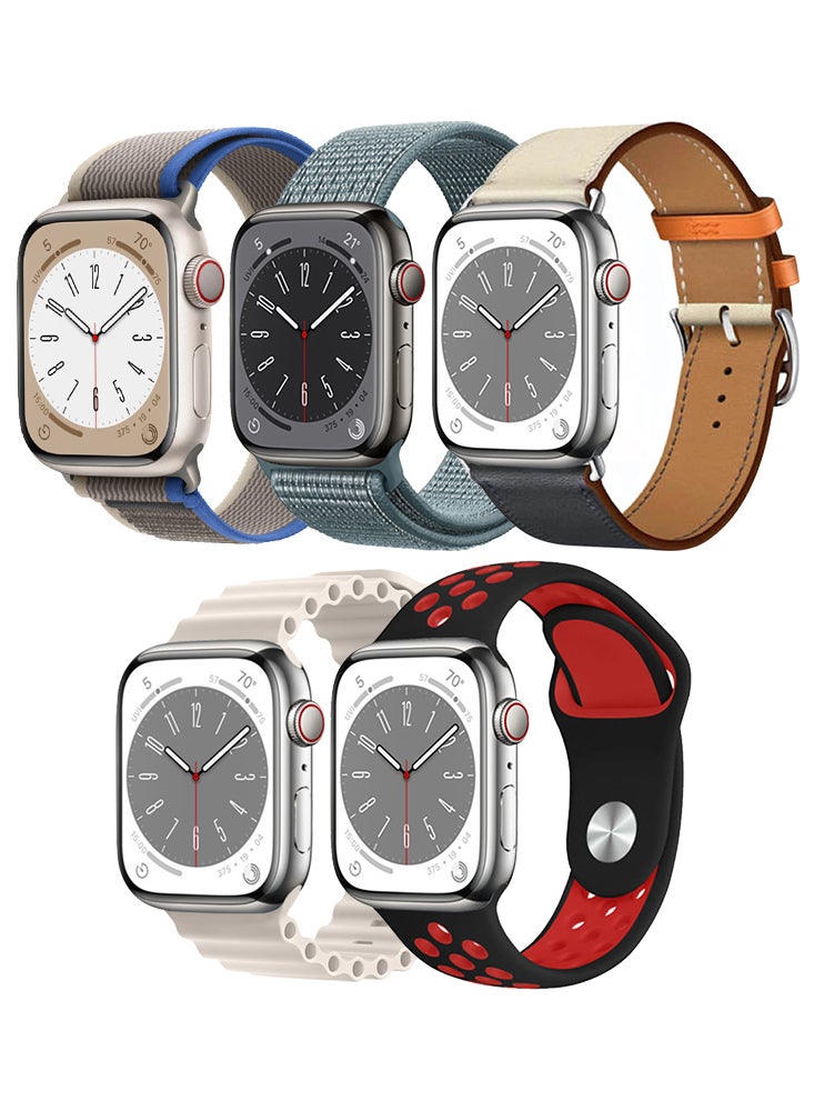 5pcs Watch Bands Replacement for Apple Watch Strap…
