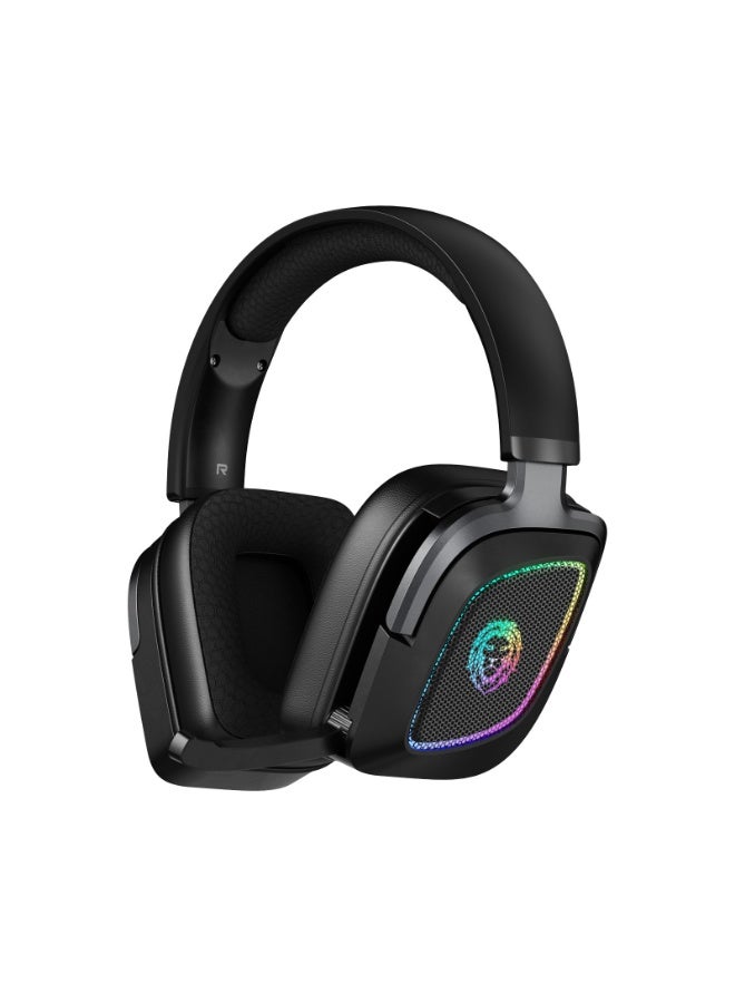 Compare Wireless Gaming Headphones  25ms Low Latency  Bluetooth 5.3 & 2.4GHz  Virtual Surround Sound  ENC Microphone  18H Playtime  Model BATTLE  Black at KSA Price