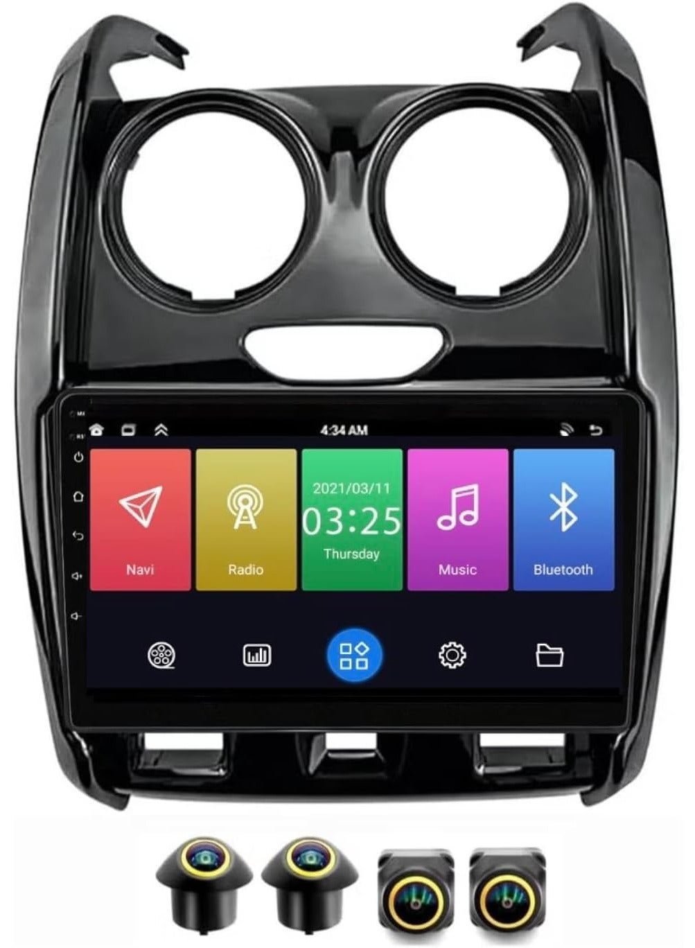 Compare Android Car Stereo for Renault Duster 20152021 4GB RAM 64GB ROM Support Carplay, MLink WiFi BT, Radio GPS, 9 Inch IPS.QLED, Screen with 360D Camera Included at KSA Price