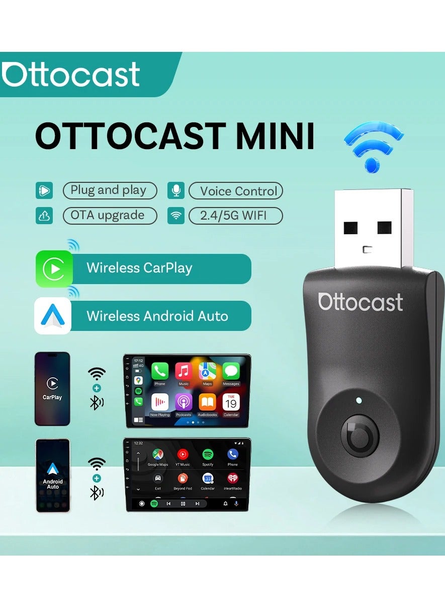 Mini Wireless CarPlay Adapter for iPhone & Android…