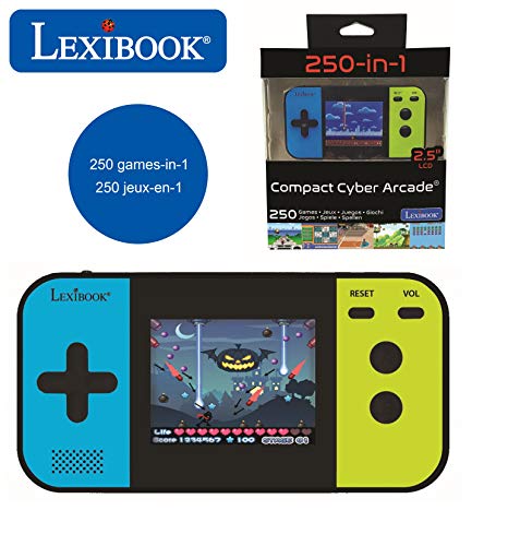 Lexibook Compact Cyber Arcade Portable Gaming Console…