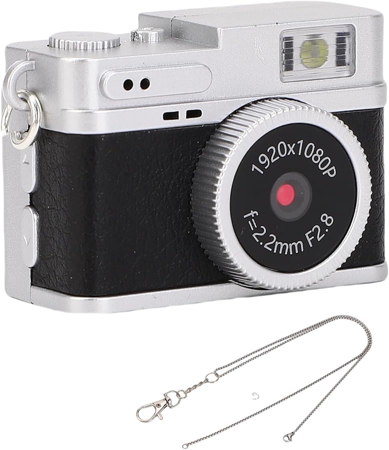 Vbestlife Mini Keychain Camera 1080P HD Retro Digital…