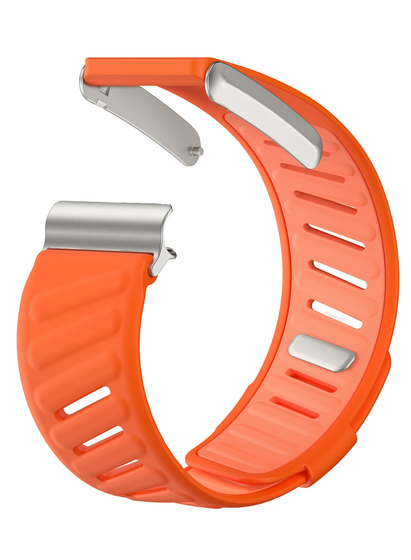 Compare Sports Strap Compatible with Whoop 5.0 Soft and Breathable Silicone Strap Adjustable Replacement Wristbands for Whoop 5.0 Band  Orange at KSA Price
