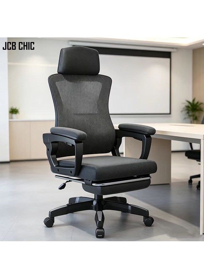 High‑Back Ergonomic Gaming Chair, Breathable Mesh…