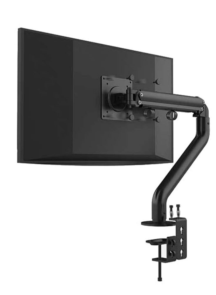 Compare Full Motion Single Monitor Arm Stand, Gas Spring Monitor Arm for 1732 inch FlatCurvedUltrawide Monitor with Cclamp and Grommet at KSA Price