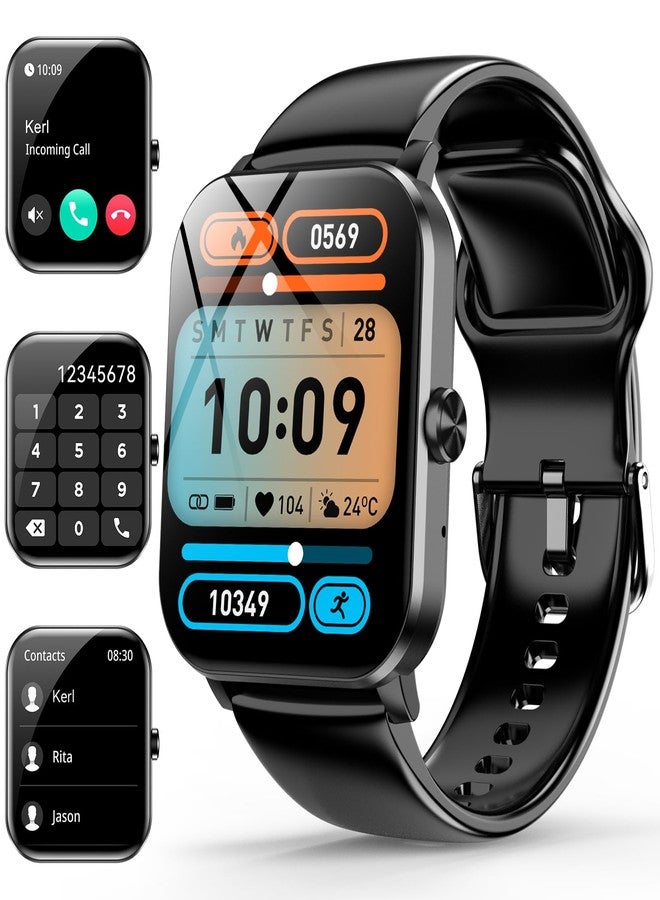 Compare ganopterygon Smart Watch, 1.85 Smartwatch for Men Women AnswerMake Call, Heart Rate, Sleep Monitor, Pedometer, Activity Tracker, IP68 Waterproof Fitness Watch for Android iOS Inches, 1.85 at KSA Price