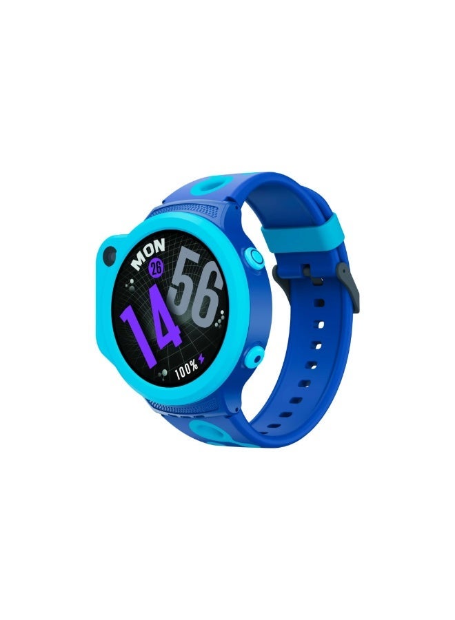 Compare Tinzo Kids Smart Watch Phone with 4G SIM Support, Video Calling, GPS Tracking, SOS Emergency Alerts, Safety Zones, IP67 Water Resistant, 1.38 TFT Display  Blue at KSA Price