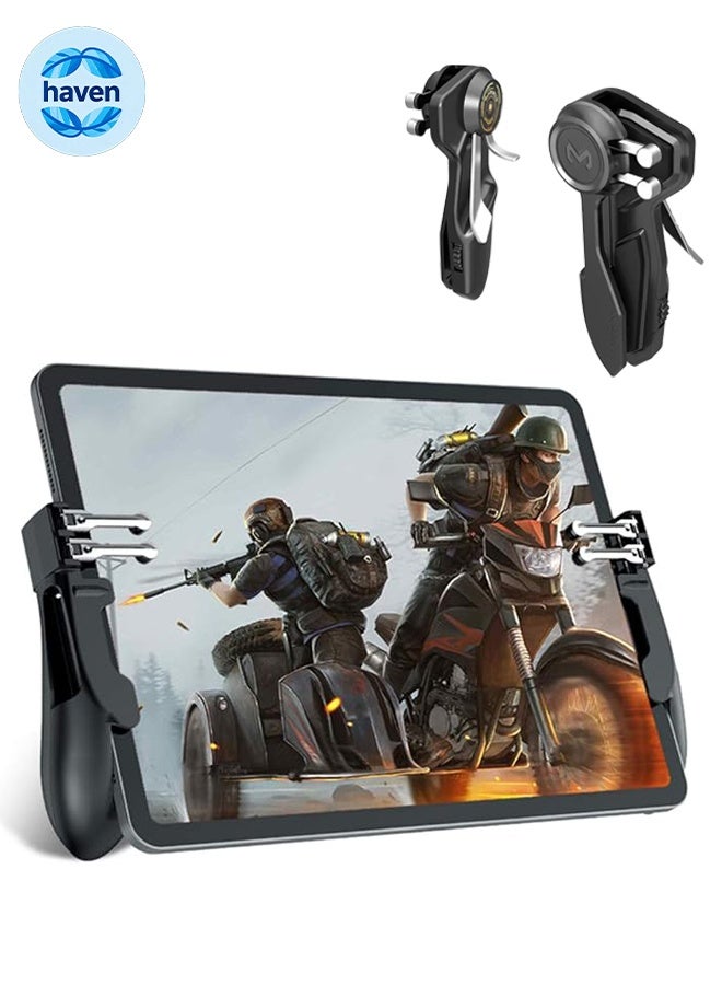 Compare Automatic iPad Triggers Akpad6k, Six Finger Gamepad, Joystick Handle Trigger Aim Button L1R1 L2R2 Shooter Gamepad for PUBGForniteKnives OutCall of Duty at KSA Price