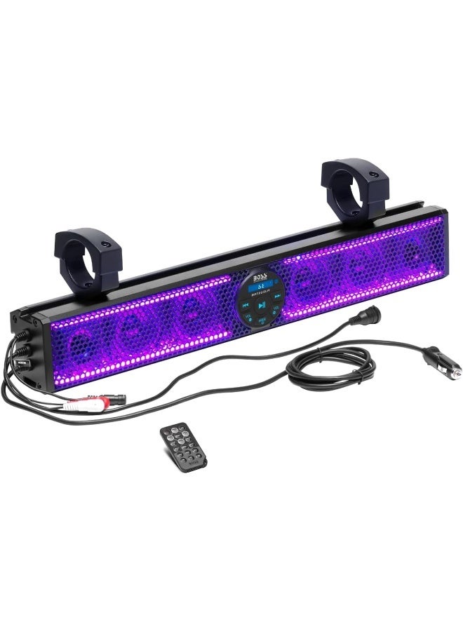 Compare BOSS 25 Inch Weatherproof Bluetooth Sound Bar for ATV & UTV at KSA Price