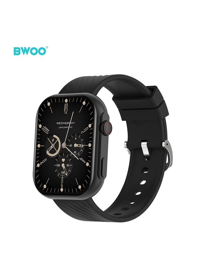 Compare Bwoo Wa04 Smart Watch Black at KSA Price