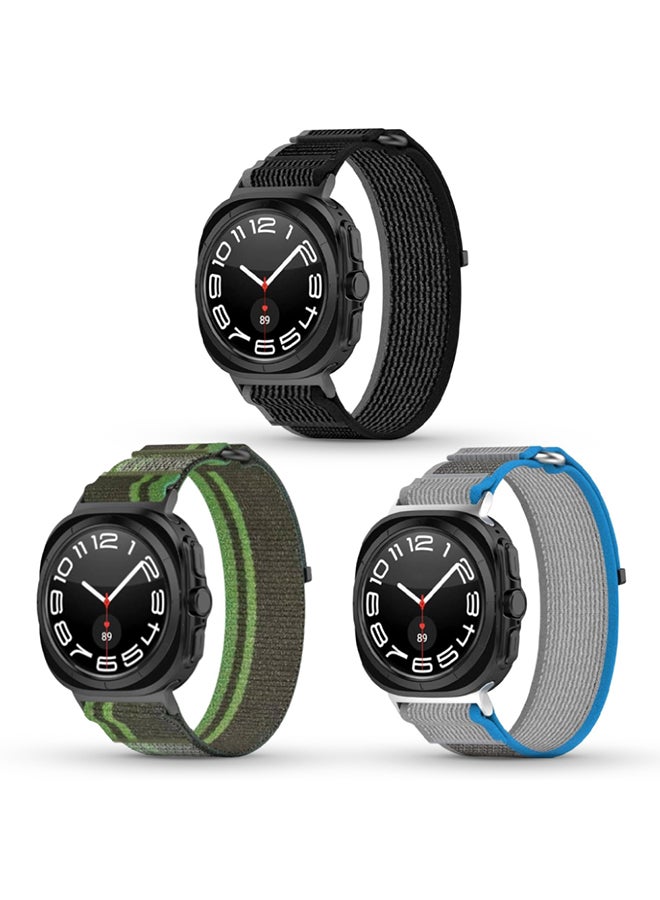 (Pack of 3) Sport Loop Nylon Band Compatible…
