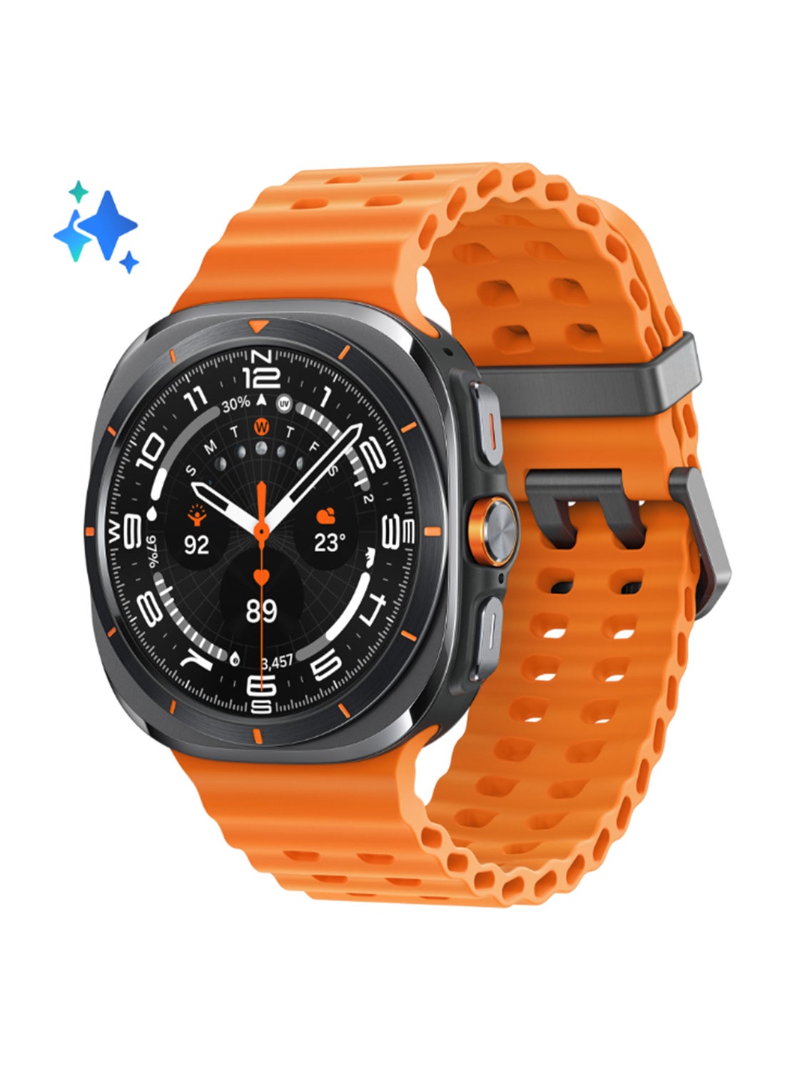 Compare Galaxy Watch Ultra 47mm UAE Version Smartwatch, LTE, Health Monitoring, Fitness Tracker  Titanium Gray at KSA Price