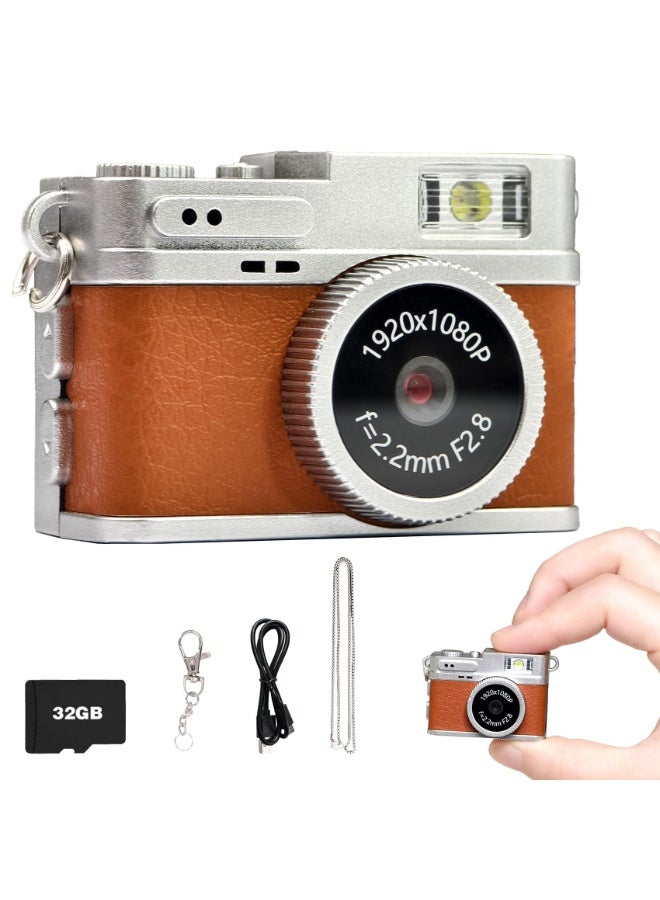 Keychain Camera, 1080p HD Mini Retro Camera, Micro…