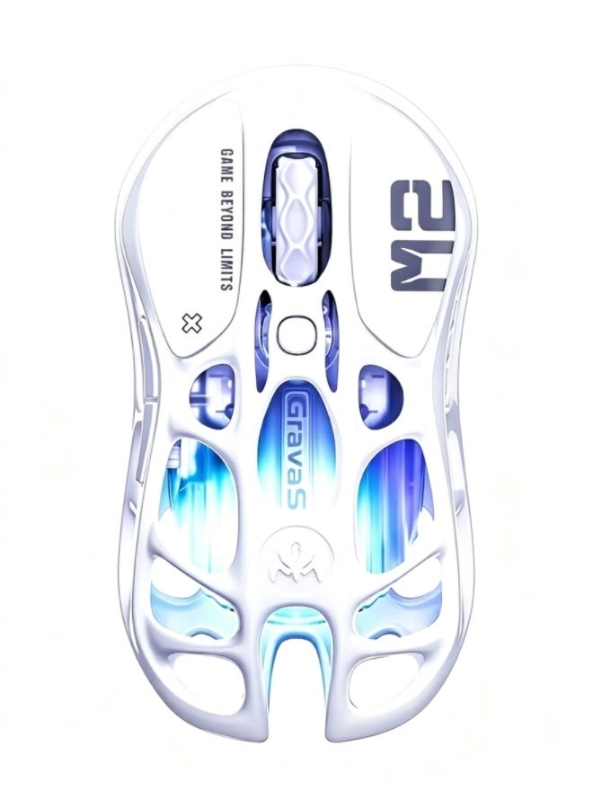 Compare Mercury M2 Wireless Gaming Mouse – 26,000 DPI PAW3395 Sensor, RGB Lighting, Lightweight Hollow Design, 5 Programmable Buttons, TriMode, 50–80h Battery, Windows & Mac Compatible | Opaline White at KSA Price