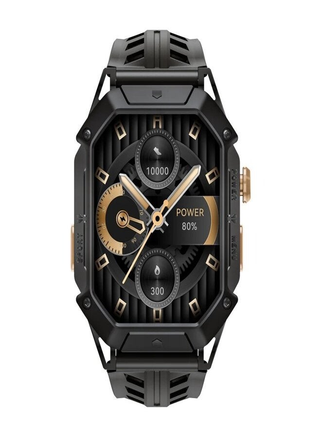 Compare Iron N1 Smart Watch 2.13inch AMOLED HD Display, 850mAh 100 Days Standby Battery Life,5ATM Waterproof,100+ Workout Modes, Allround Health Monitoring, Builtin GPS & Phone Notifications  Black at KSA Price