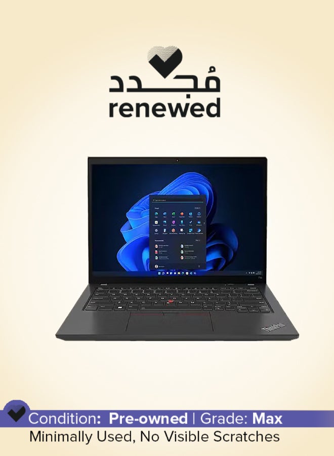 Compare Renewed  ThinkPad T14 Laptop With 14Inch Full HD Display, Core i5 Processor10th Gen16GB RAM256GB SSDIntel HD GraphicsWindows 11 English Black at KSA Price