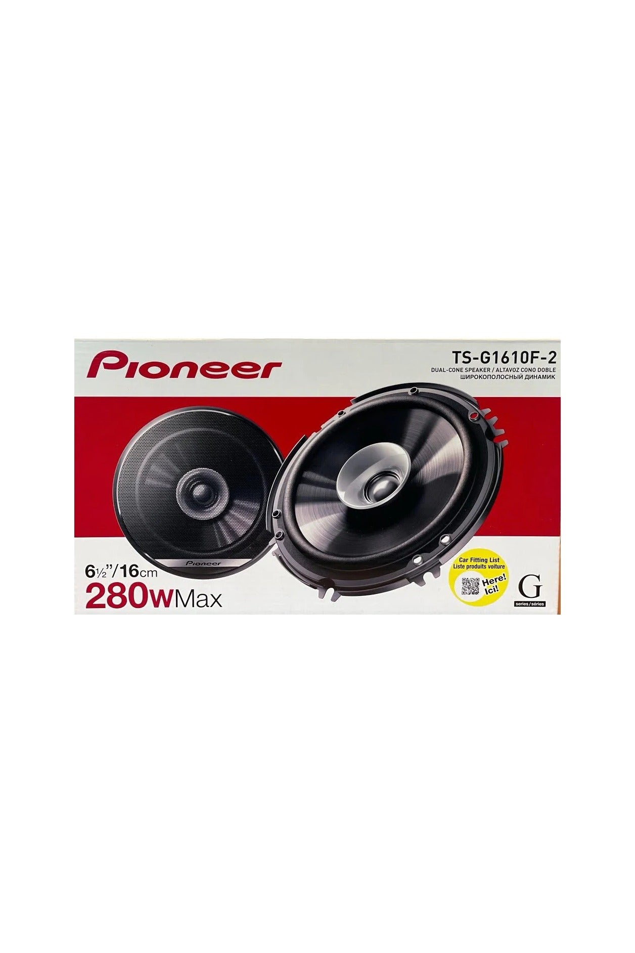 Pioneer Ts-G1610F 280W Dual Cone Speaker System, 6.5-Inch…