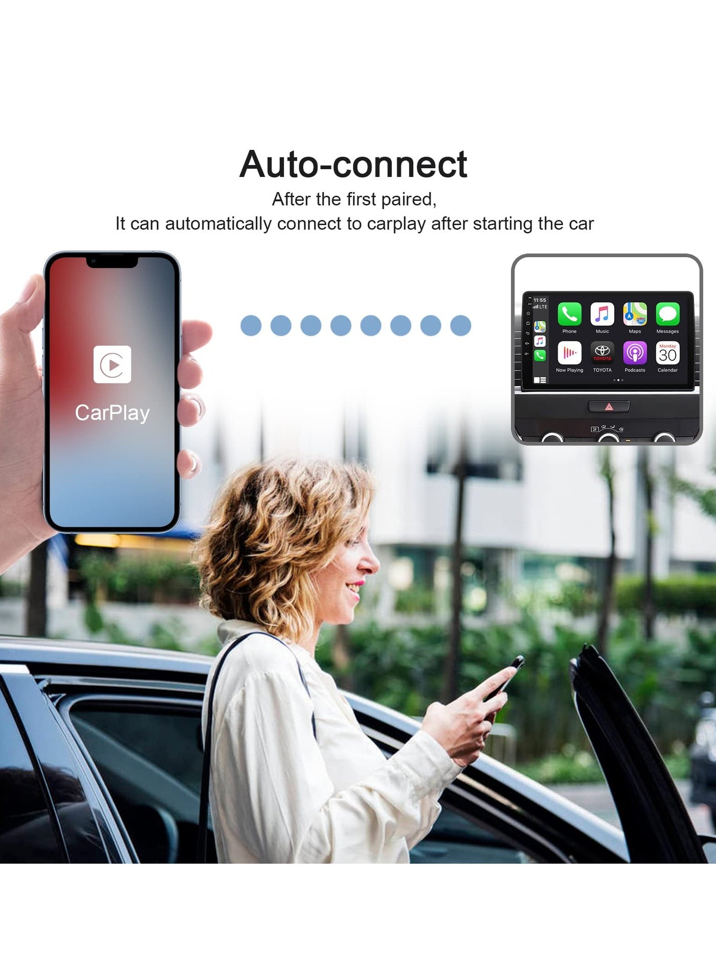 Wireless CarPlay Adapter for iPhone - Convert…