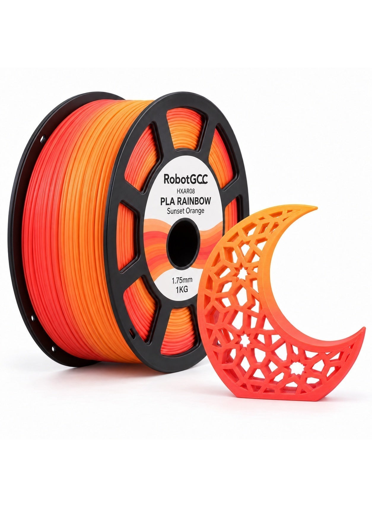 RobotGCC Sunset Orange Multicolor Gradient PLA…