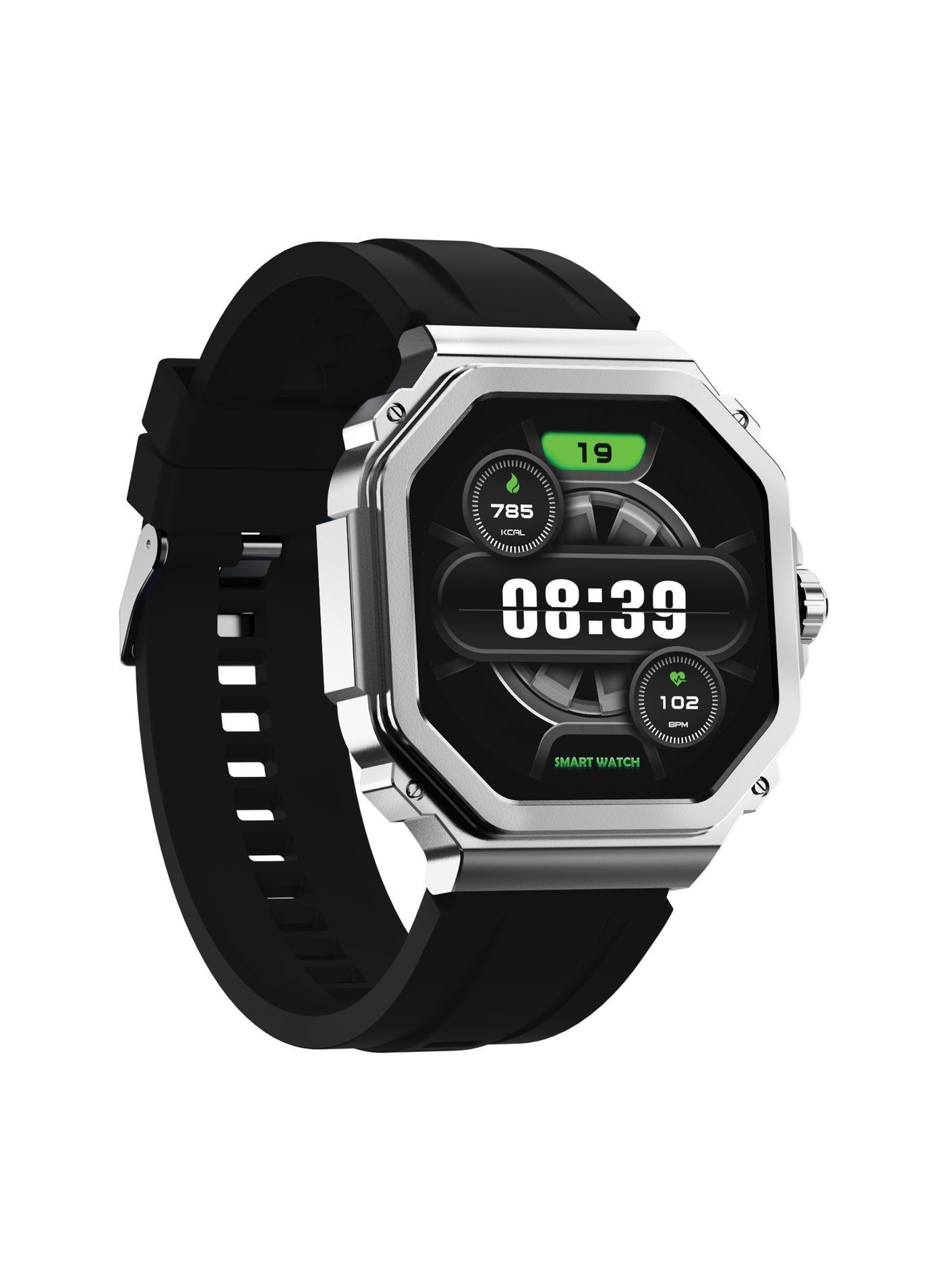 Compare Smart Watch with 1.43 AMOLED Display, Health Tracking, Music Control, Multiple Sports Mode, Voice Assistant, Magnetic Band, Works with Dafit App for Android 8.0+, iOS 10.0+  Silver at KSA Price