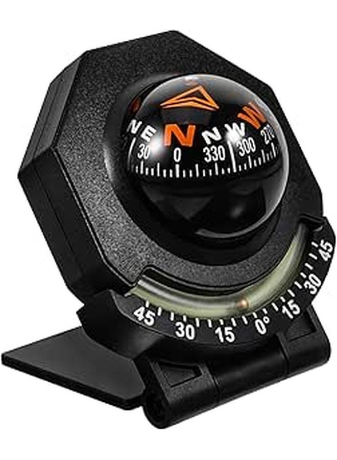 Compare Foldable Car Compass with Adhesive Dashboard Mount for Safe Driving Direction Navigation at KSA Price