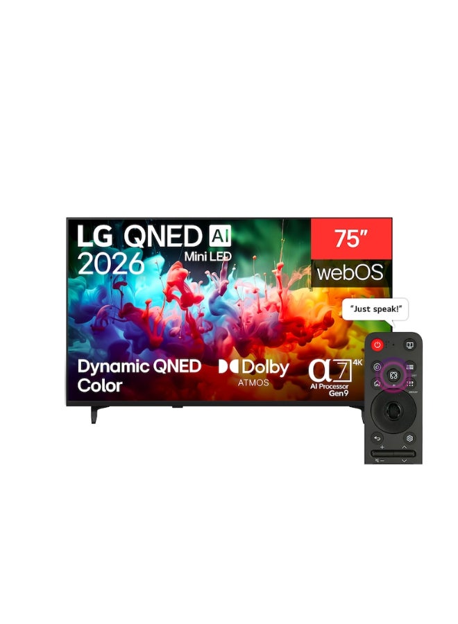 75 inch LG QNED AI Mini LED QNED72 4K…
