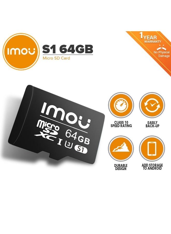 Compare Micro SD Card 64 GB Class 10 Ultra High Speed up to 100MBs UHSI, Micro SD SDXC Card for Smartphone, Tablet, Security Camera, Switch, Game Consoles and etc. 64 GB at KSA Price