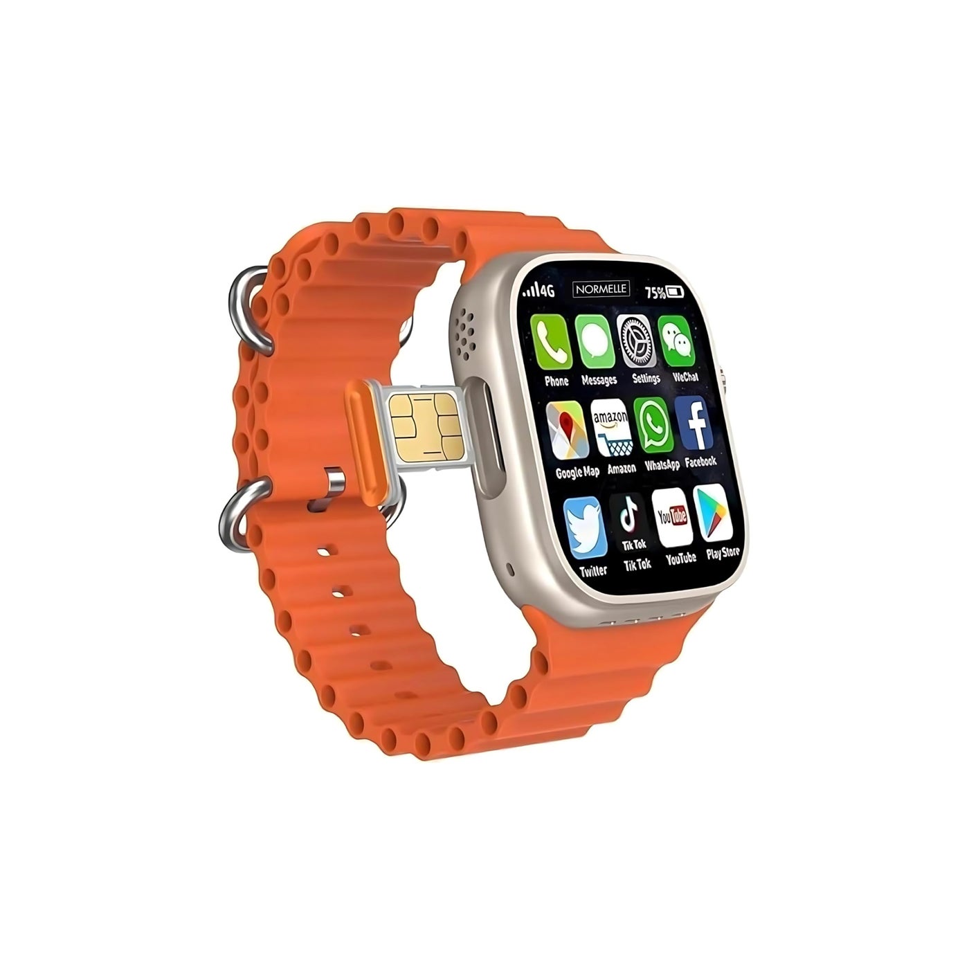 Compare Derovan Smart Watch 2.02 HD IPS Full Touch Square Display, IP68 Waterproof Fitness Tracker with Sport Modes, Wireless Charging, 230mAh Battery, 10 Days Standby, Compatible with iPhone & Android at KSA Price