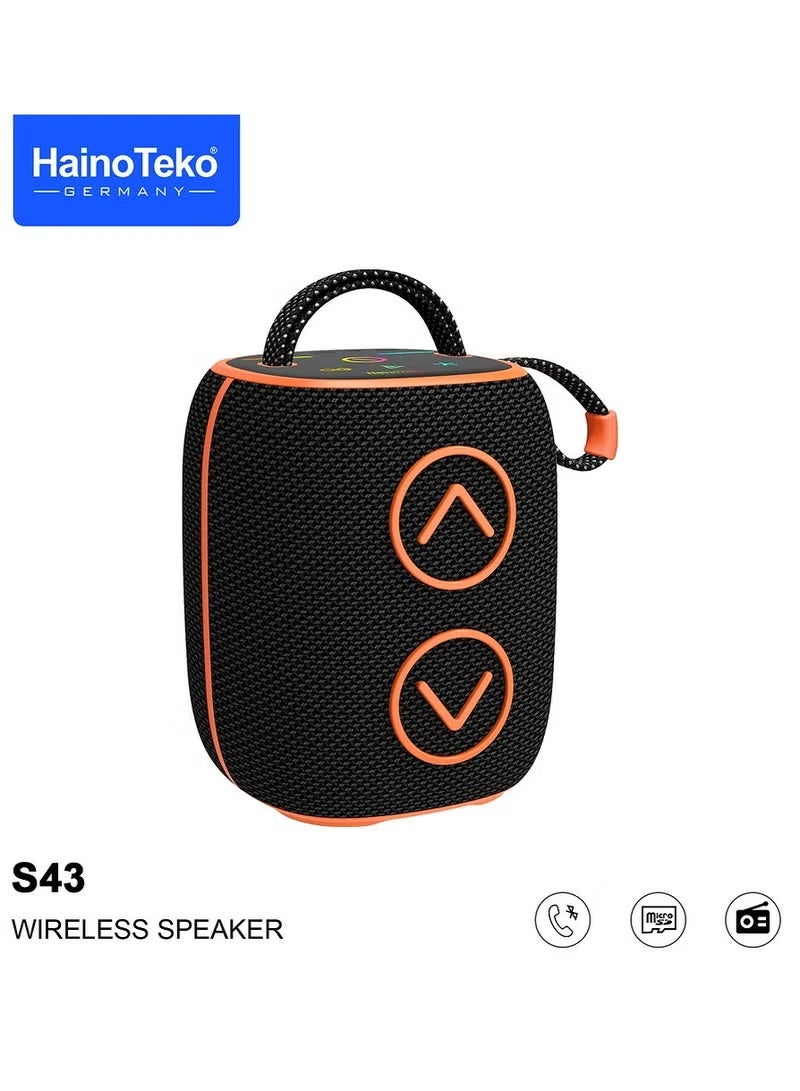 Haino Teko Germany S43 Portable Speaker With Button…