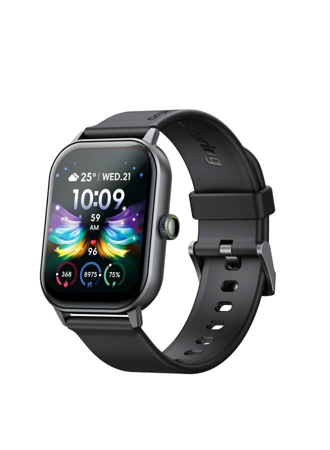 Compare Watch 5 Bluetooth Call Smart Watch 2.01inch HD Display Fitness Watch, 300 mAh, Scratchresistant &AntiExplosion Tempered Glass Screen with 100+ Sports Modes & Blood Oxygen & Heart Rate Monitor, Waterproof Light Chrome Black at KSA Price