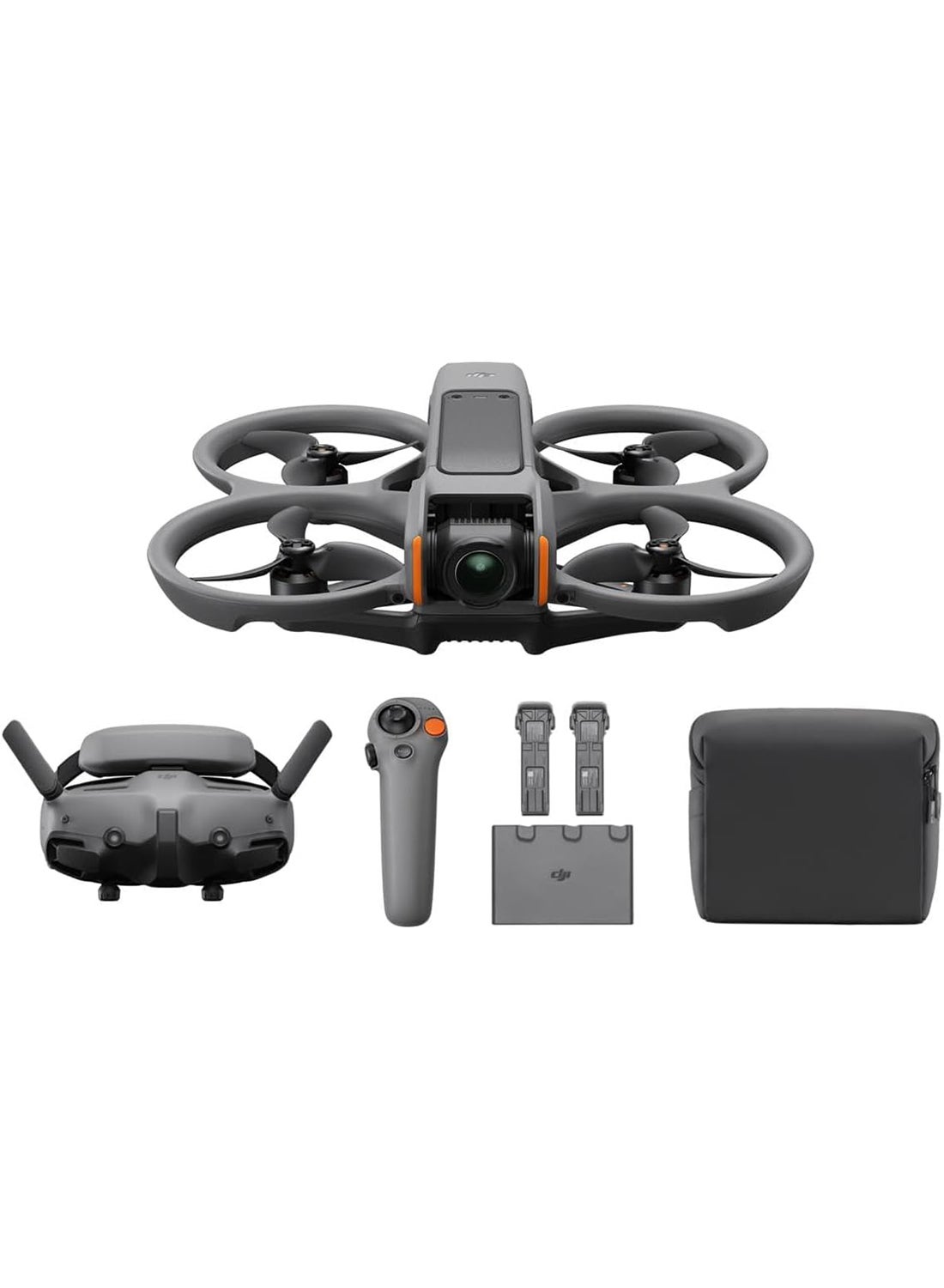 Compare Avata 2 Fly More Combo 3 Batteries, FPV Drone with Camera 4K, Immersive Experience, OnePush Acrobatics, Builtin Propeller Guard, 155° FOV, Camera Drone with Goggles 3 and RC Motion 3 at KSA Price
