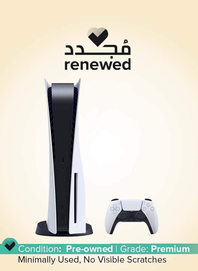 Compare Renewed  PlayStation 5 Console Disc Version With Controller at KSA Price