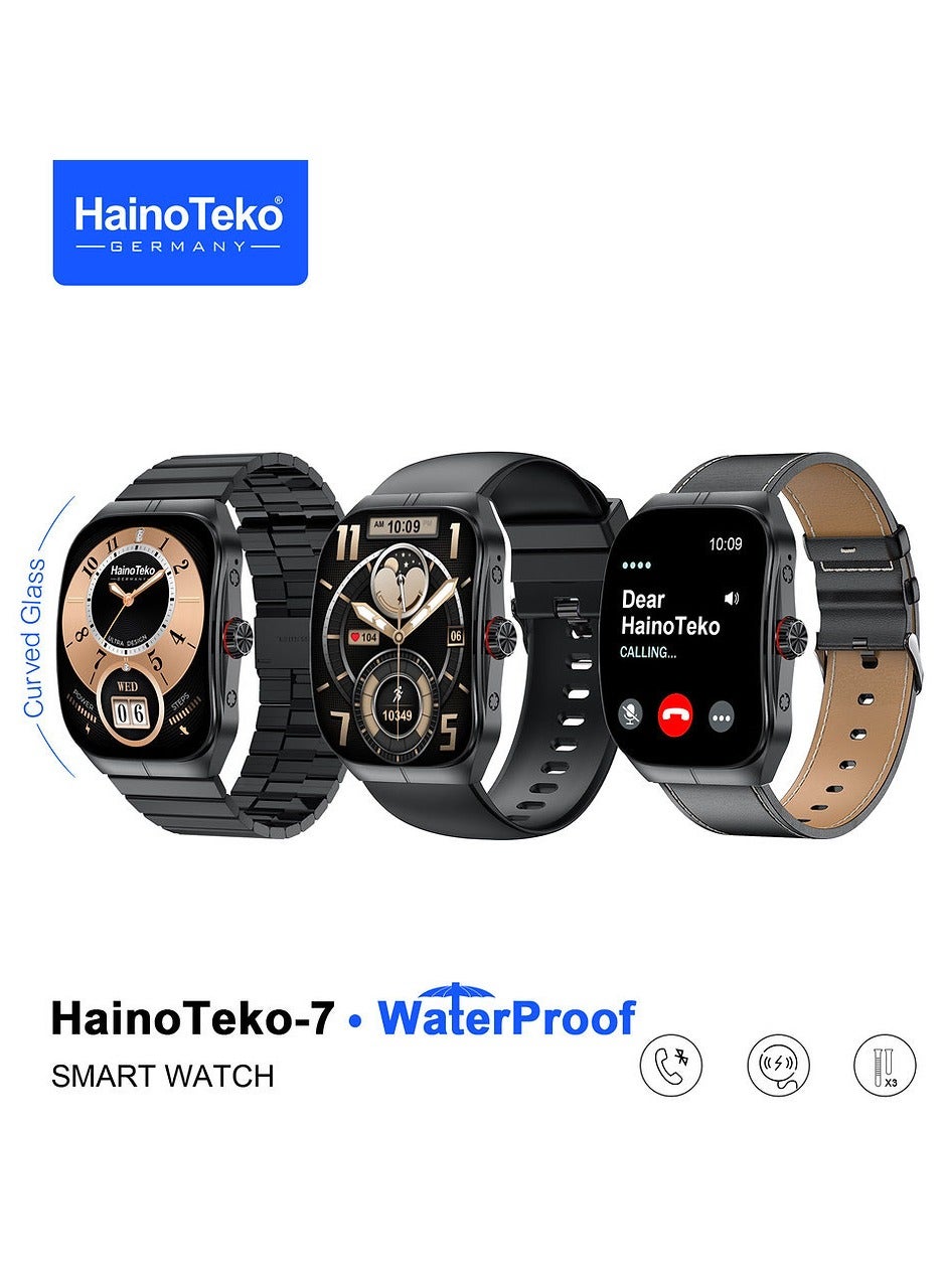 HainoTeko-7 Curved AMOLED Display Waterproof Smartwatch…