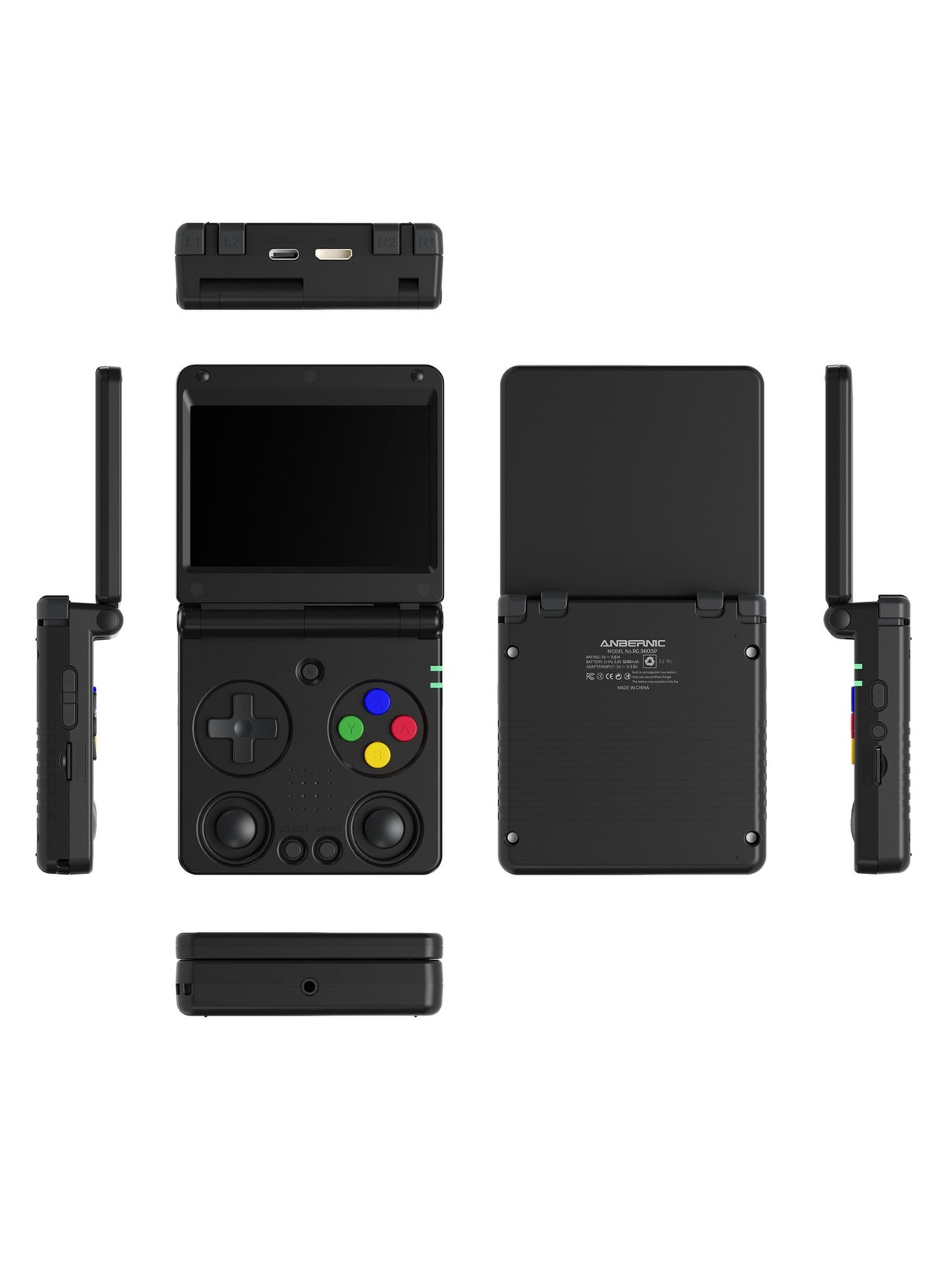 RG34XXSP Flip Handheld Gaming Console, 3.4-Inch IPS…